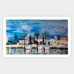 Yachts. Empuriabrava Sticker